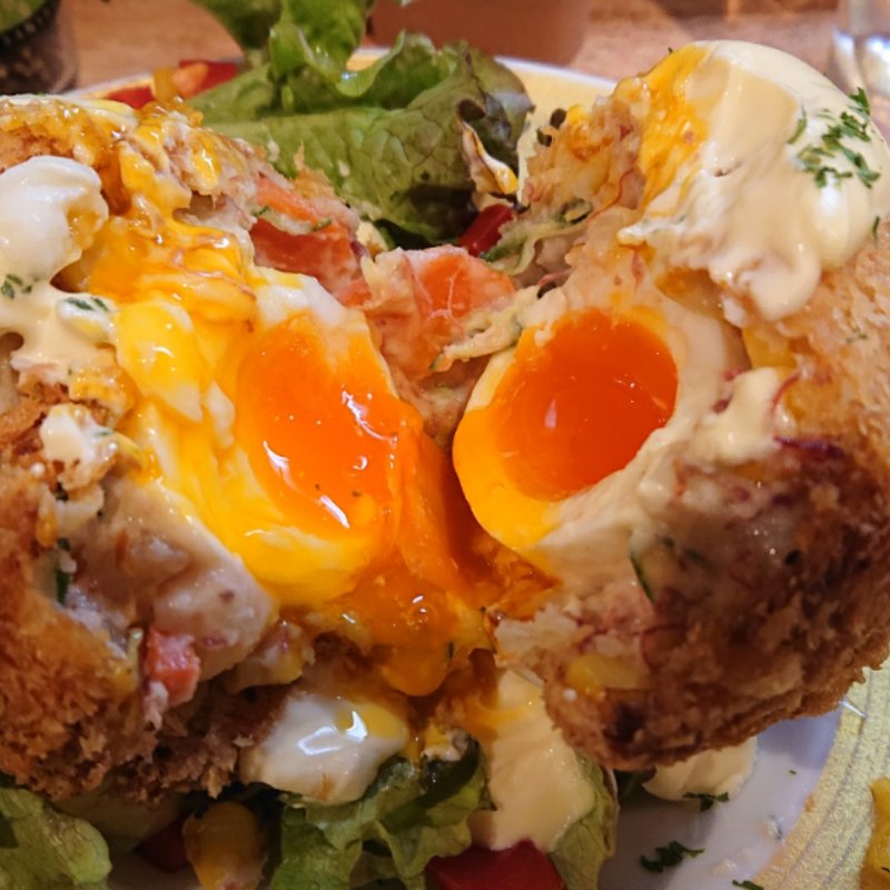 揚げちゃったポテトサラダ(裏照ラス)