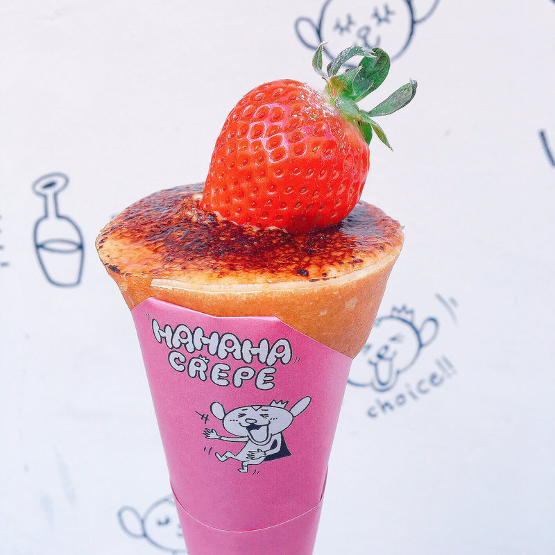 苺のブリュレ(HAHAHA CREPE)