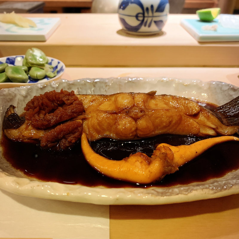 カレイの煮付け(寿し芳)