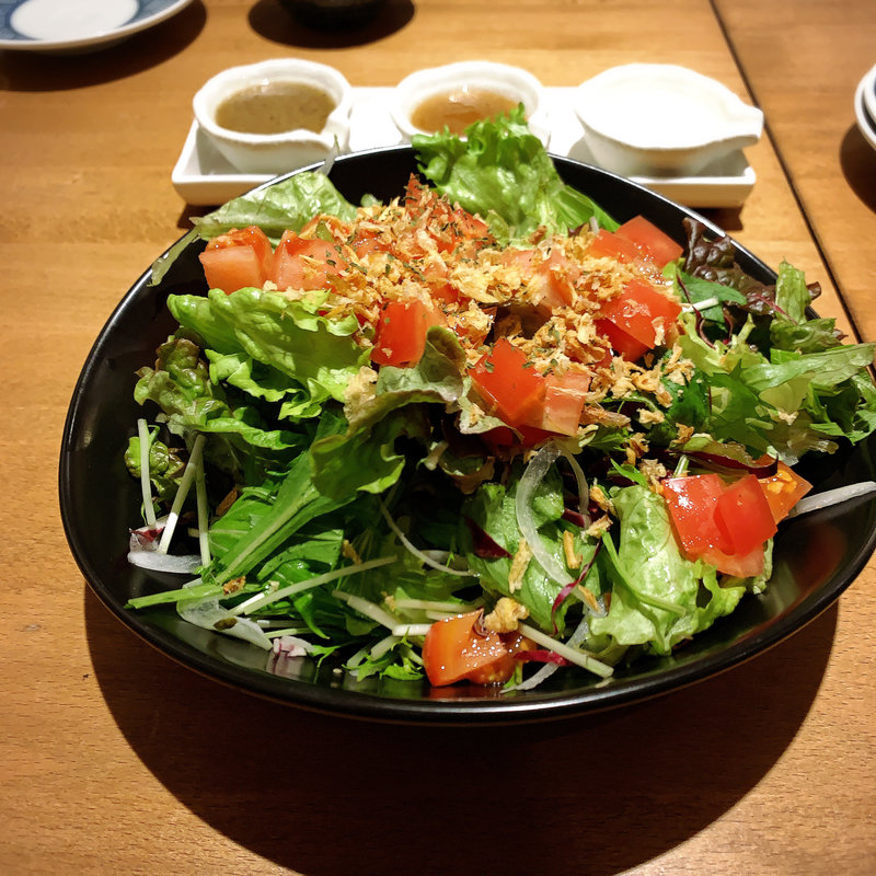 グリーンサラダ 三種ドレ(喜口商店)