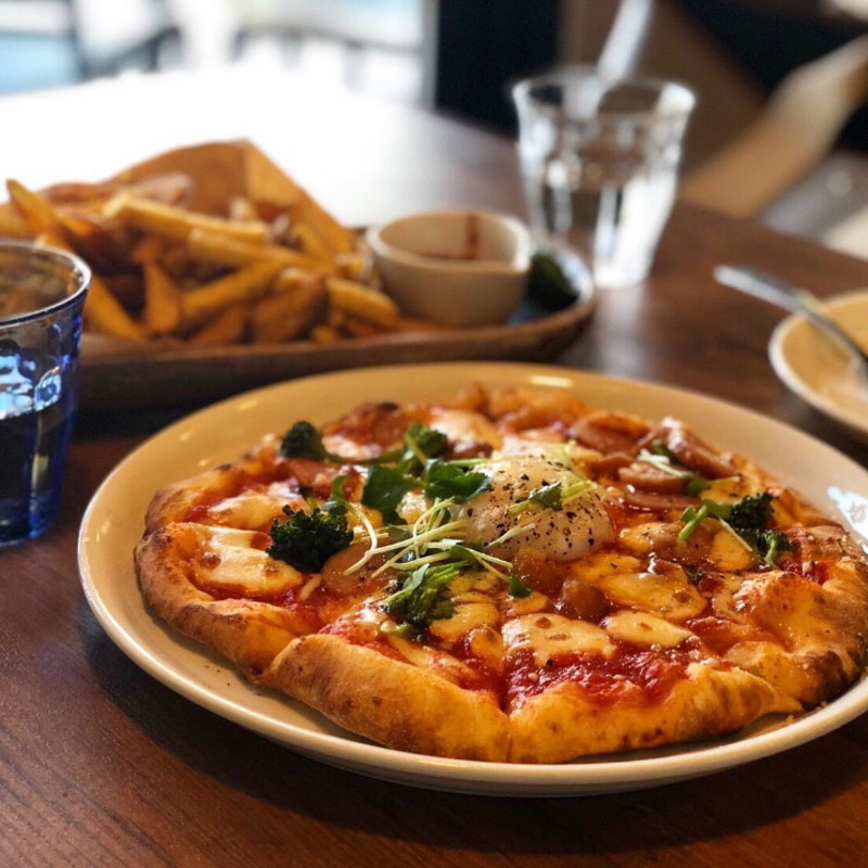 ピッツァ(ツバメカフェ)