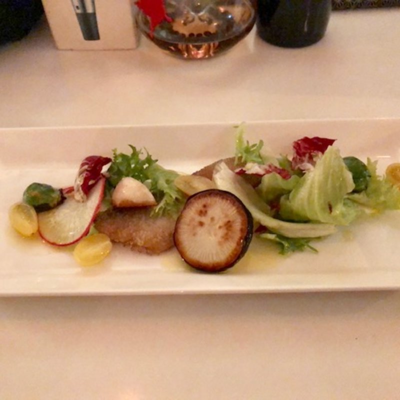 甘鯛のフリット鎌倉野菜添え(さんどバー桜木町)