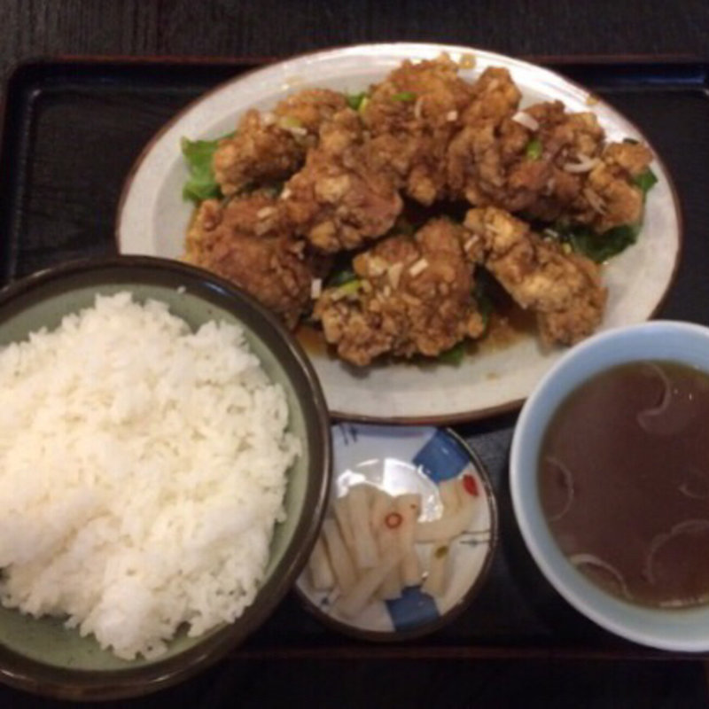 油淋鶏定食(みんぱい )