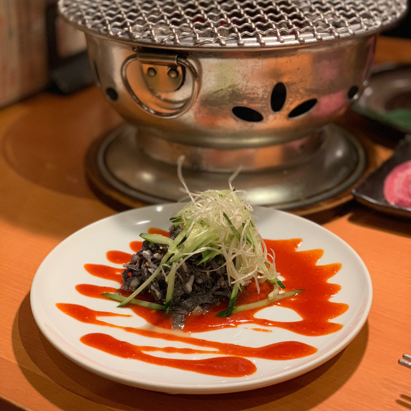 センマイ刺し(焼肉 しみず)