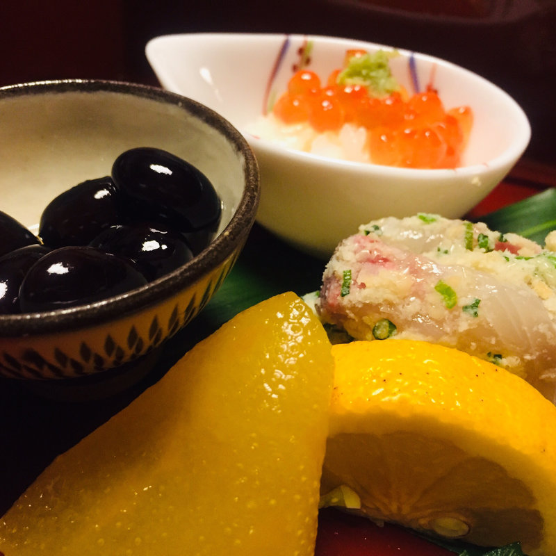 編笠柚子、黒豆、きらすま飯(喜楽庵 （きらくあん）)