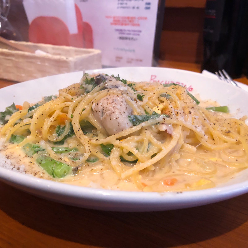 クリームパスタ（ランチ）(熟成生パスタ ロケット)