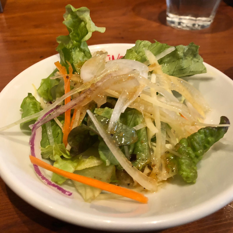 サラダ(熟成生パスタ ロケット)