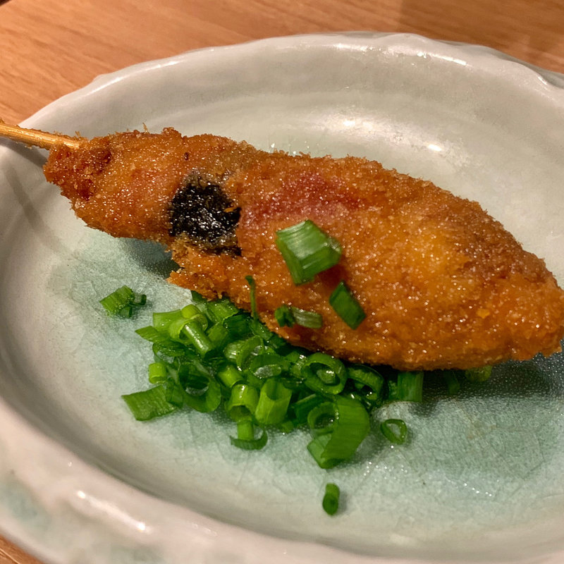 大あさりの串カツ(魚貝ハイボール酒場)