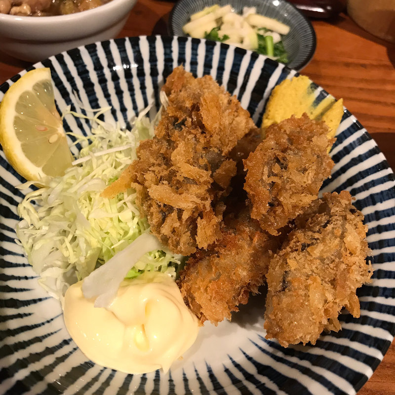 カキフライ定食(ととや)