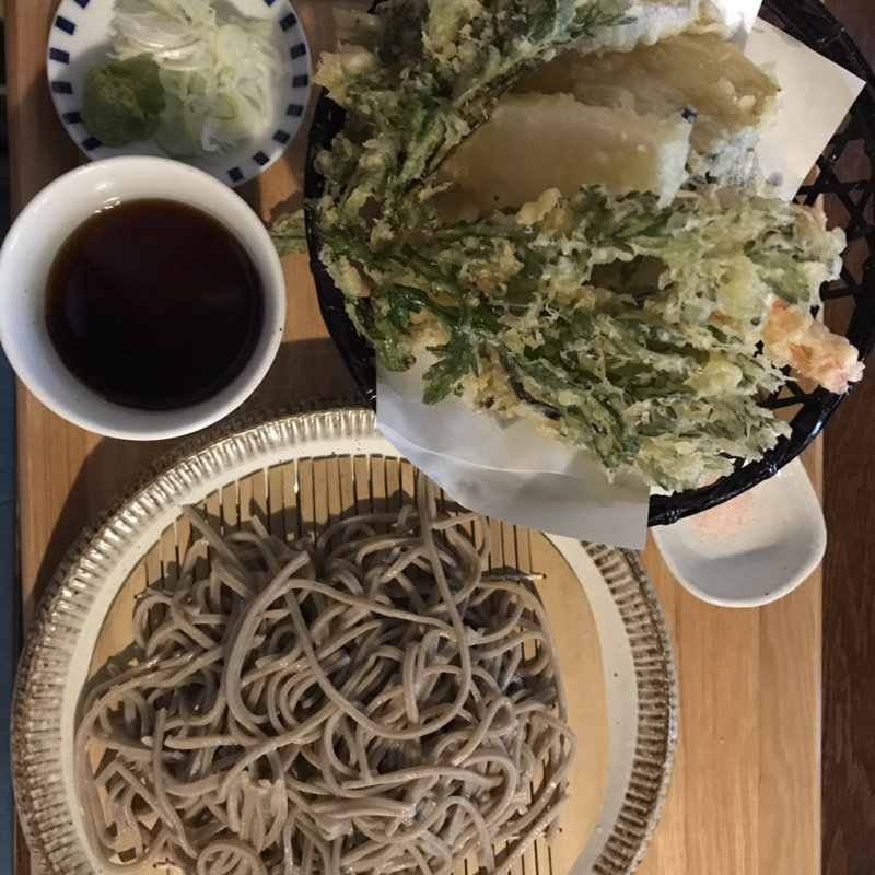 天ぷらそば(銀山温泉　酒田屋 )