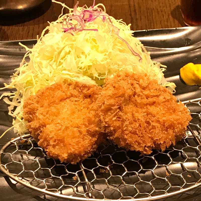 ひとくちヒレカツ定食(とんかつ和幸 泉ガーデンタワー六本木一丁目店)