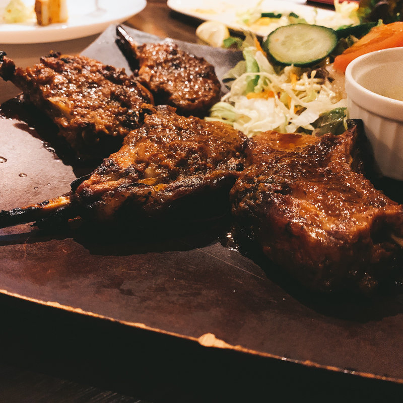 ラムチョップ(アロマズ オブ インディア)