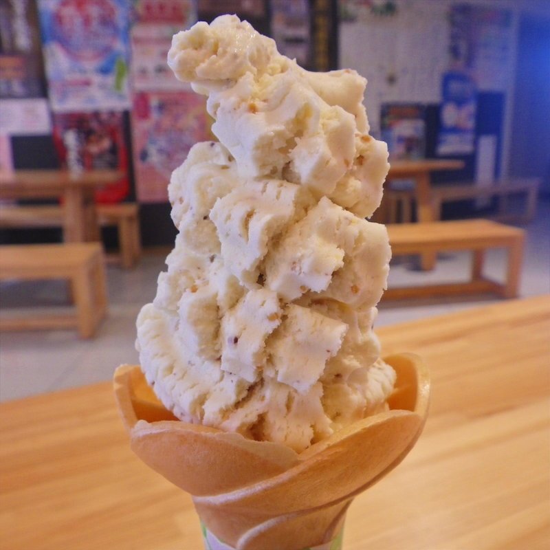 和からしソフト(道の駅 平泉 レストラン)