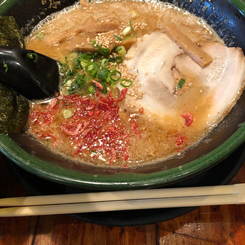 海老ラーメン(北海道らーめん 味源 立川北口本店)