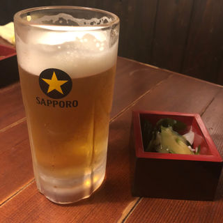 生ビール（中）(かざぐるま)