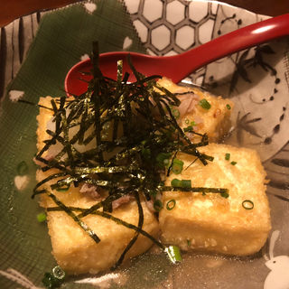 揚げ出し豆腐(かざぐるま)
