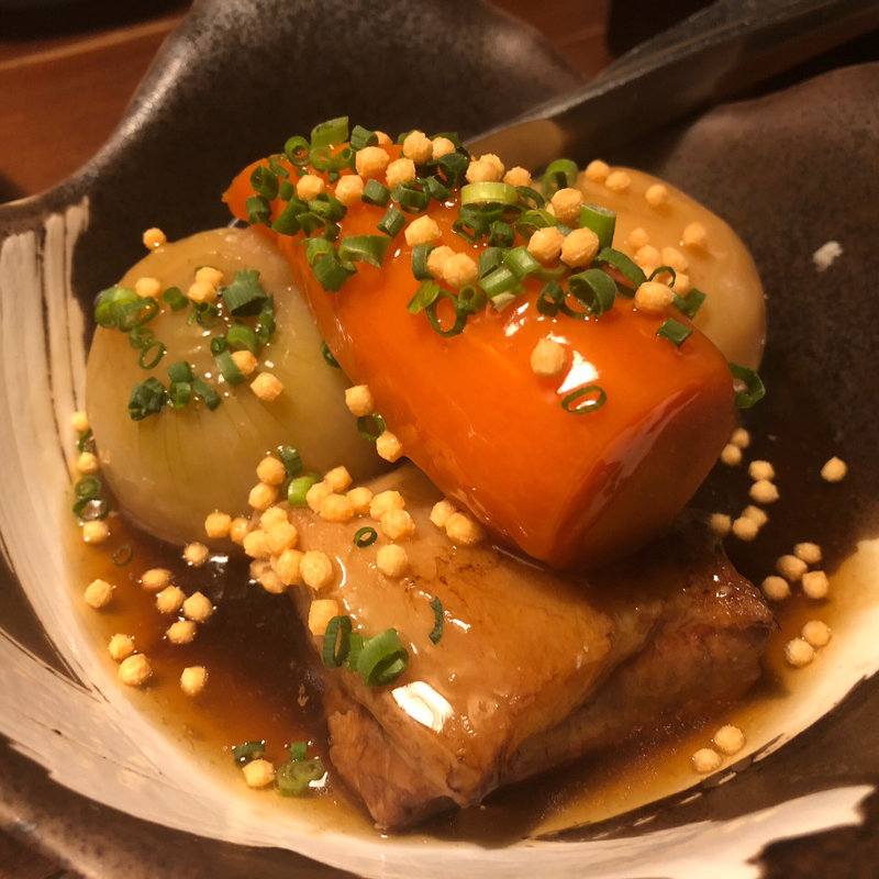 びっくり角肉じゃが(かざぐるま)