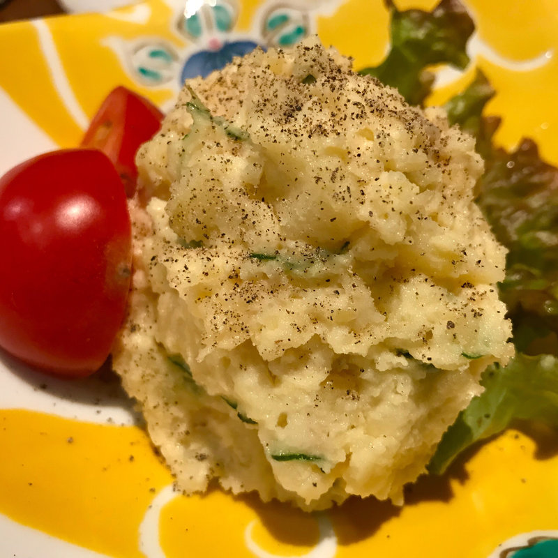  焼貝柱のポテサラ(美味旬菜 みずどり。)