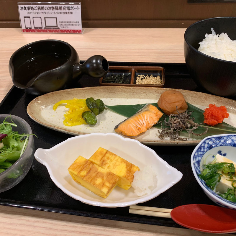 朝茶漬けセット(天然温泉 満天の湯)