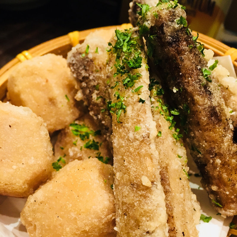 新ごぼうと里芋の唐揚(煉 大宮店)
