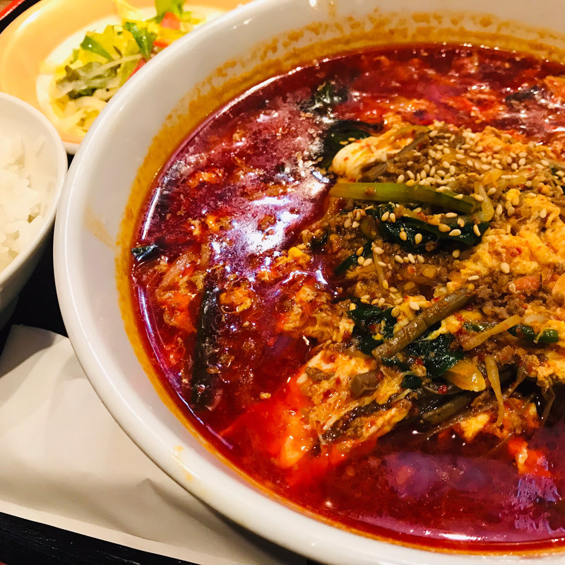 ユッケジャンラーメンランチ(味覚園 東苗穂店)