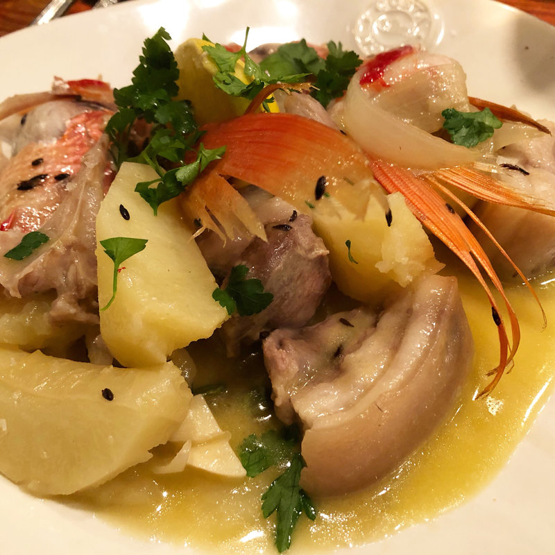 金目鯛とイノシシのポトフ(ata)