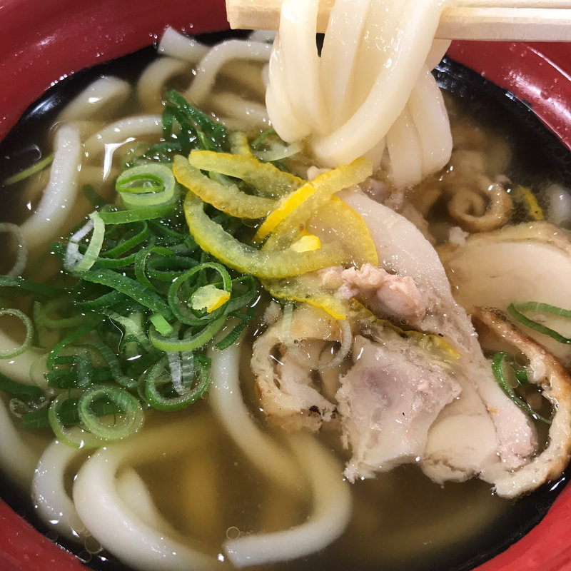 赤鶏ゆずうどん(くら寿司 足立青井店)