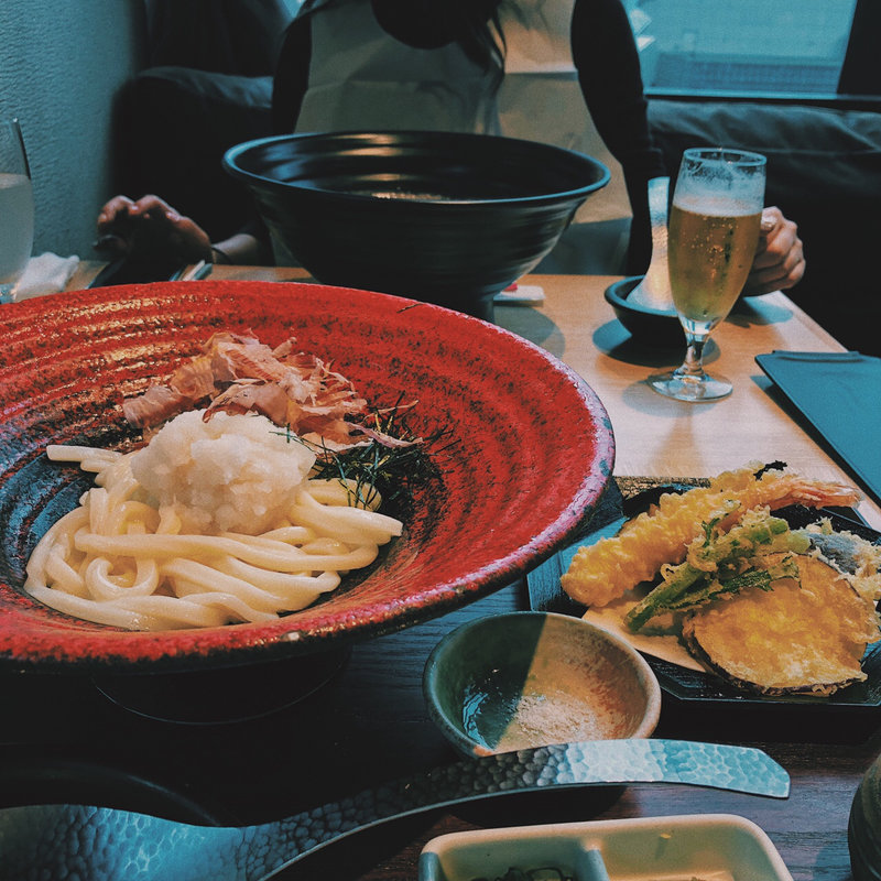 天おろしのおうどん(麺匠の心つくし つるとんたん 新宿店)