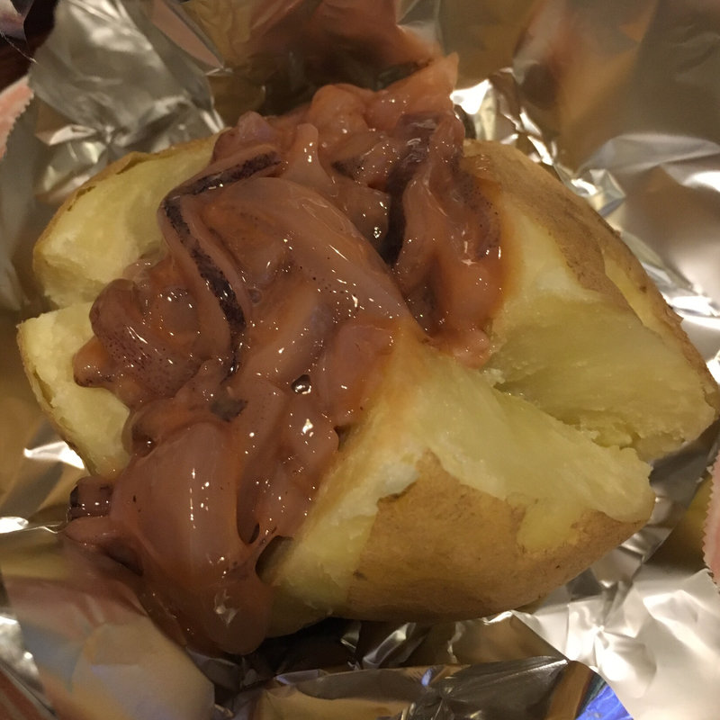 じゃがバター塩辛(焼き鳥なおじ)