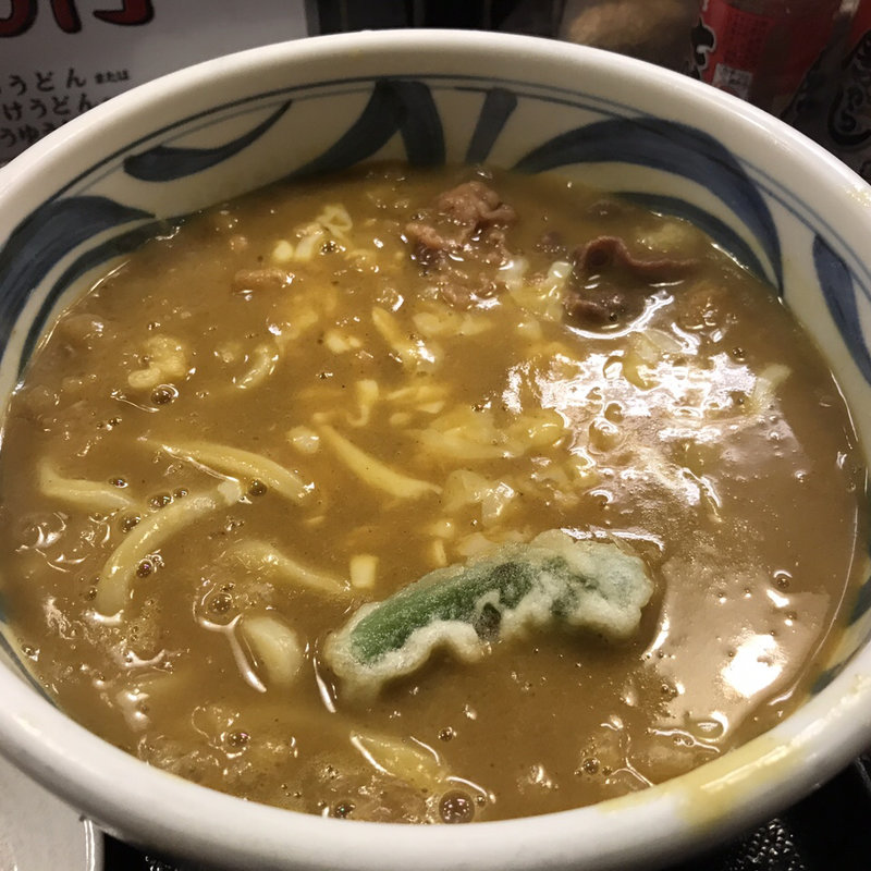 カレーうどんチーズ入り(饂飩工房 うばら)