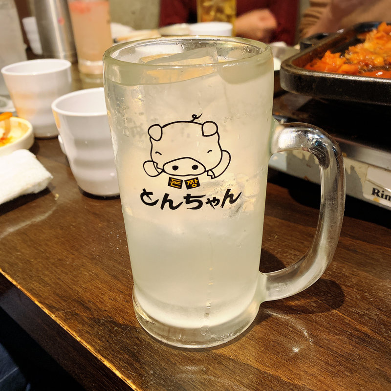 レモンサワー(とんちゃん恵比寿店)