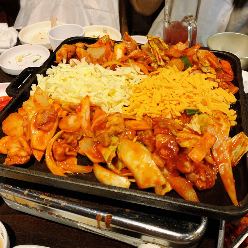 チーズダッカルビセット(とんちゃん恵比寿店)