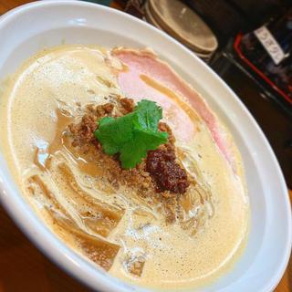 三味豚と道産麦味噌らーめん(麺屋 一刃)