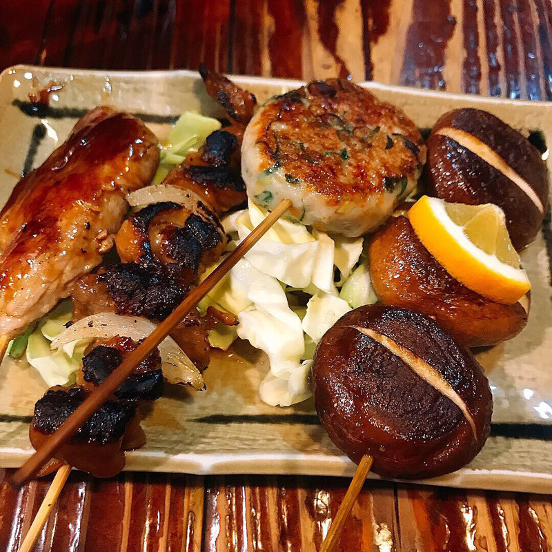 くわ焼き（椎茸、皮、すり身、バラ）(八八家 )