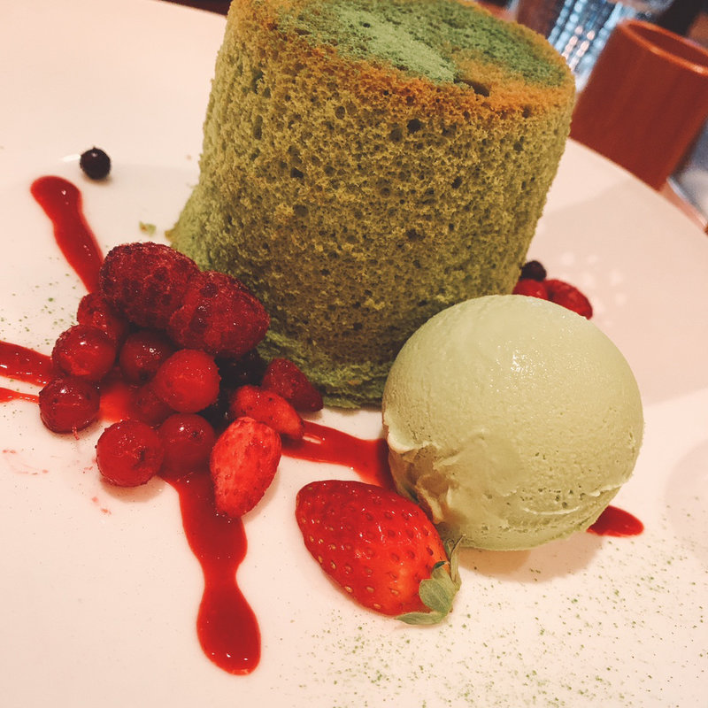 シフォンケーキ(神楽坂茶寮本店)