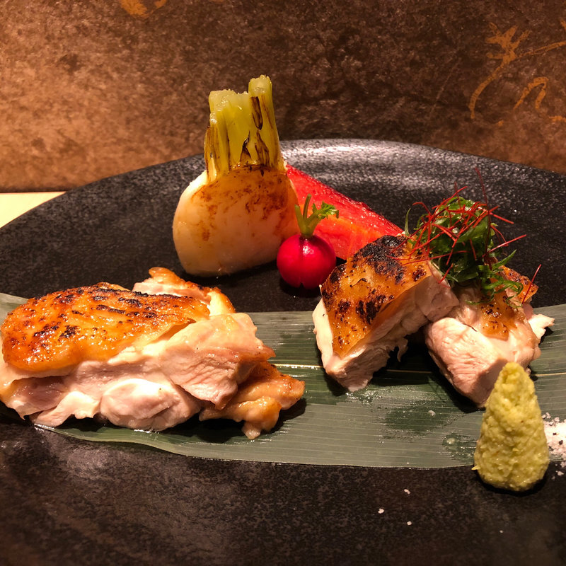 地鶏もも肉 蕪 金時人参(地鶏個室居酒屋 有明 京橋店  )