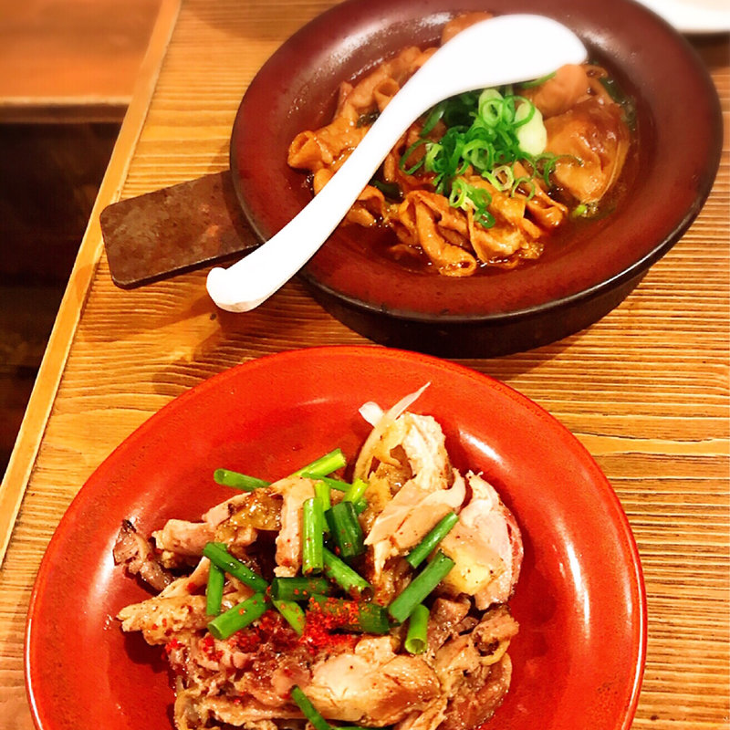 もつ煮込み+ひねぽん(一利喜 )