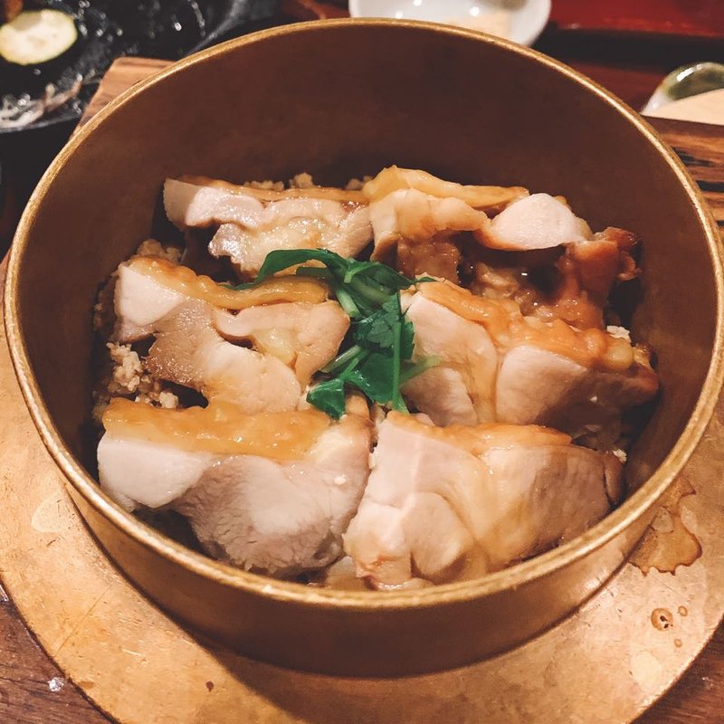 鶏釜飯(水たき玄海 新宿髙島屋店)