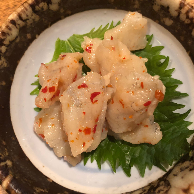 ふぐの塩辛(六献 品川店)