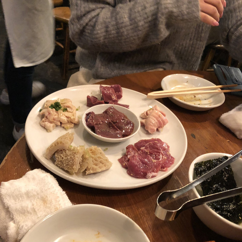 肉盛り合わせ(（卸）焼肉食堂 新宿ホルモン)