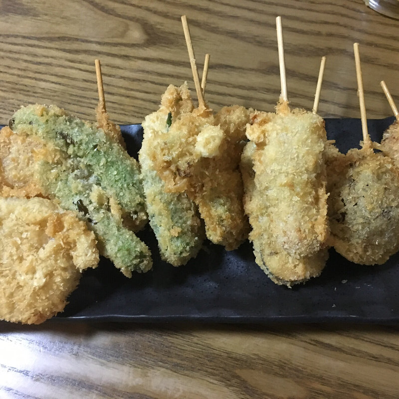 串揚げ10本盛り合わせ(諭吉屋)