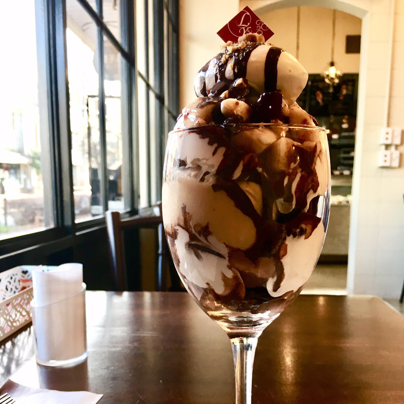 大人のチョコバナナパフェ(L'ECRIN DE YUMIKO)