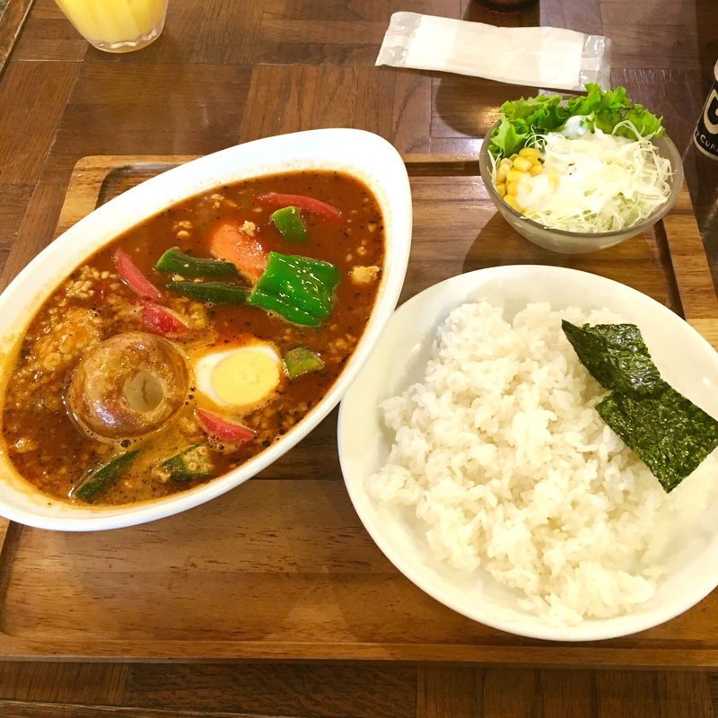 オクラ納豆 85辛(カレー食堂 心 下北沢店)