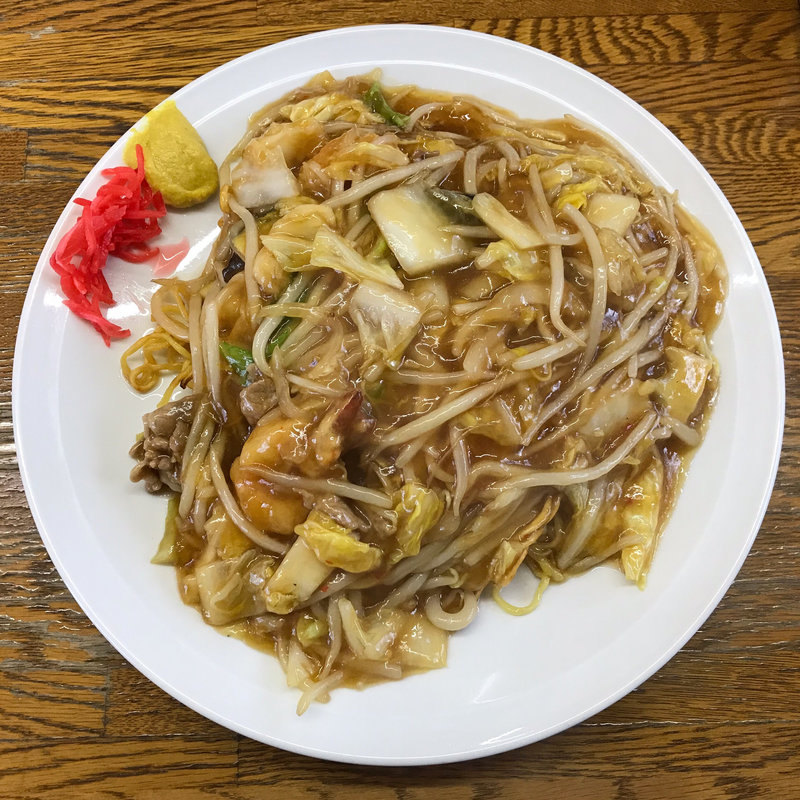 五目焼麺 大盛(橋三楼)