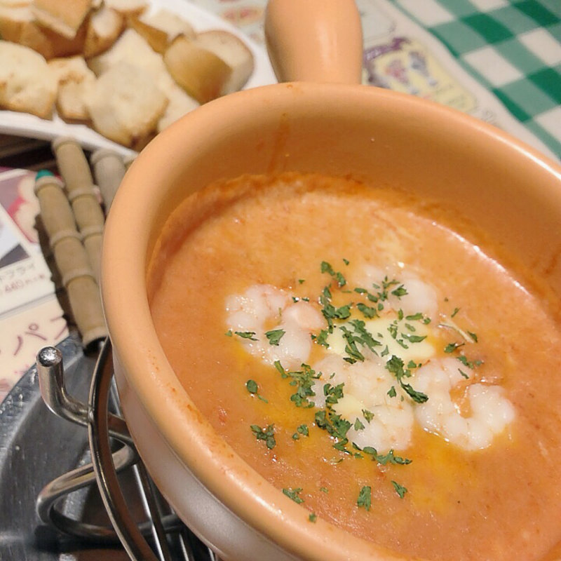 海老クリームフォンデュ(ピッツェリア 長岡インター店 )