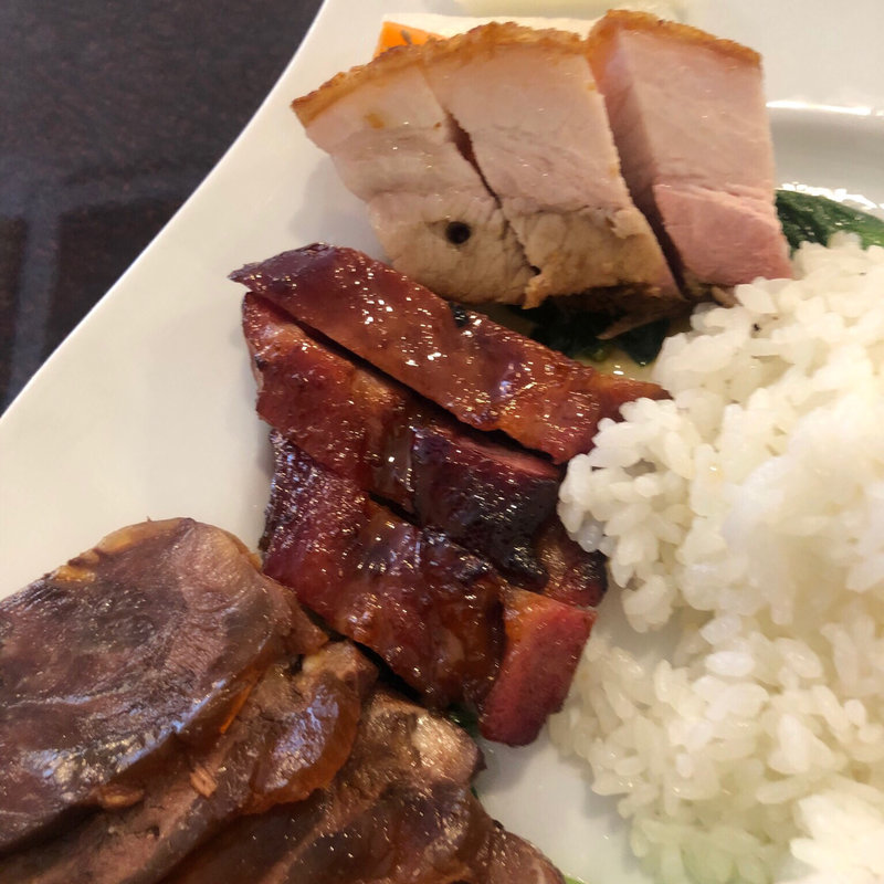 香港式焼物三種盛り(錦福 香港美食)