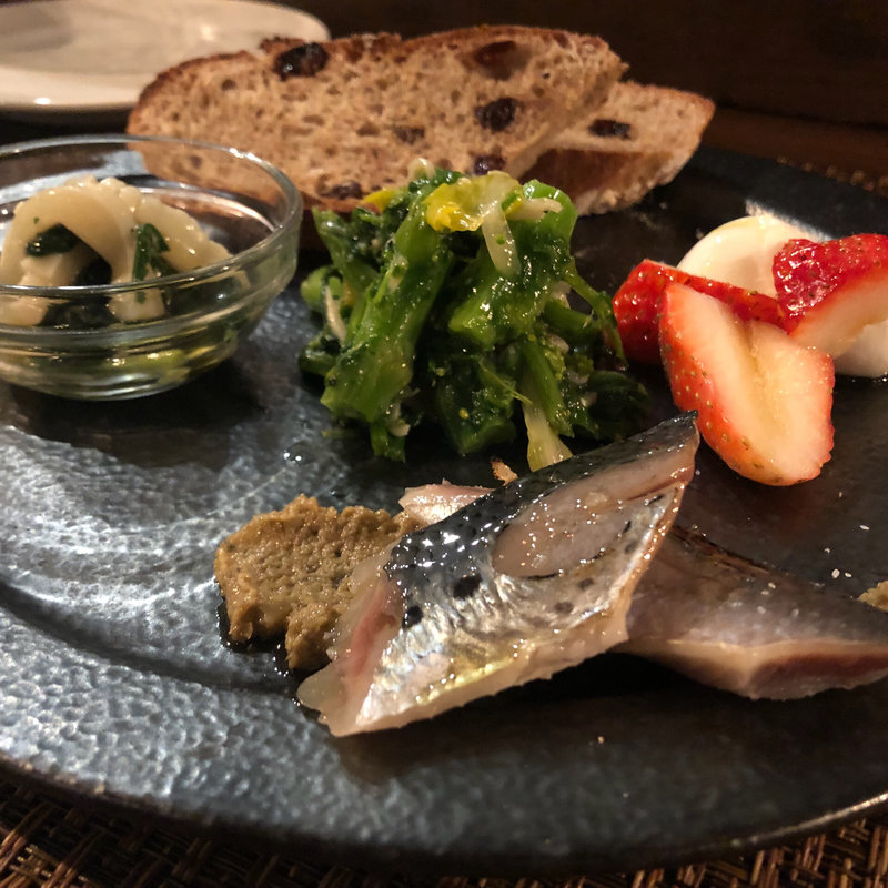 前菜とジーザスパン(サリーヒルズ （Surry hills）)