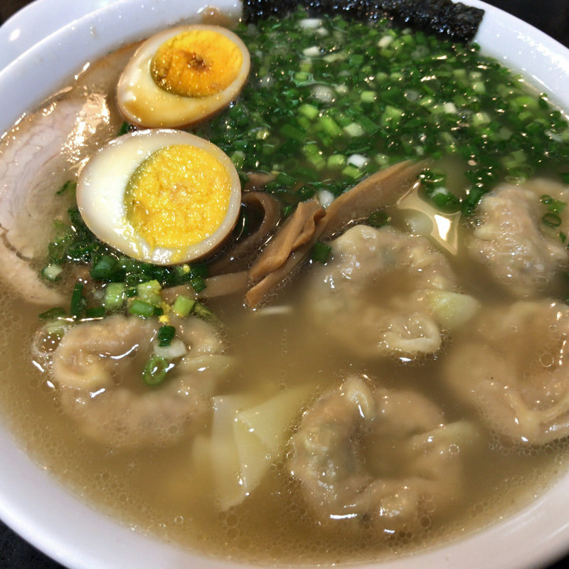 雲呑麺＋醬蛋(支那そば屋 こうや )