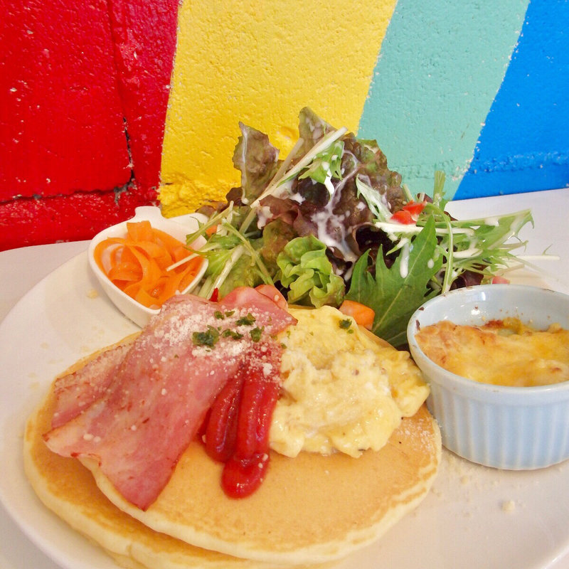 本日のランチパンケーキ(アロハエンジェルカフェ)