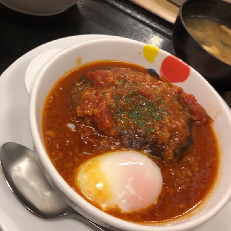 うまトマハンバーグ定食(松屋 )